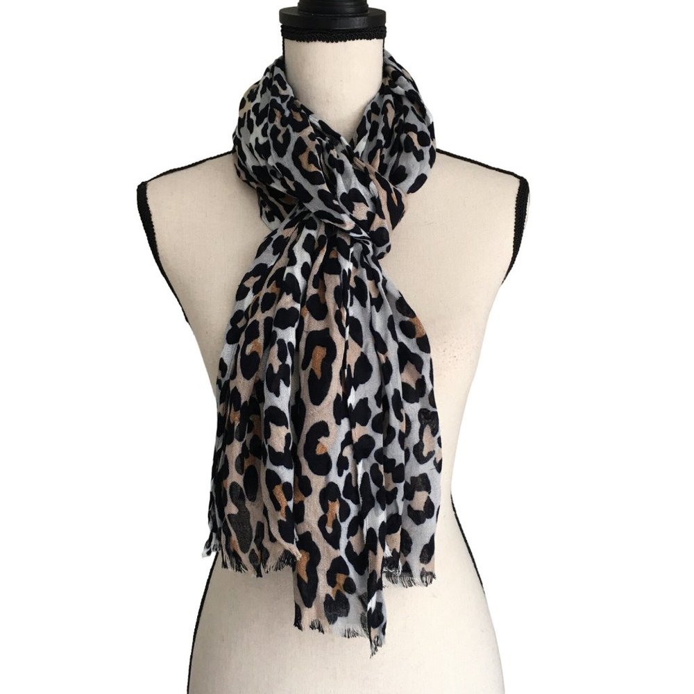 Leopard Print Scarf